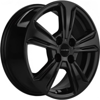 Khomen KHW 1502 6x15 4*100 ET45 DIA56.6 Black Литой