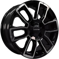 Khomen KHW 1406 5.5x14 4*100 ET43 DIA67.1 Black-FP Литой