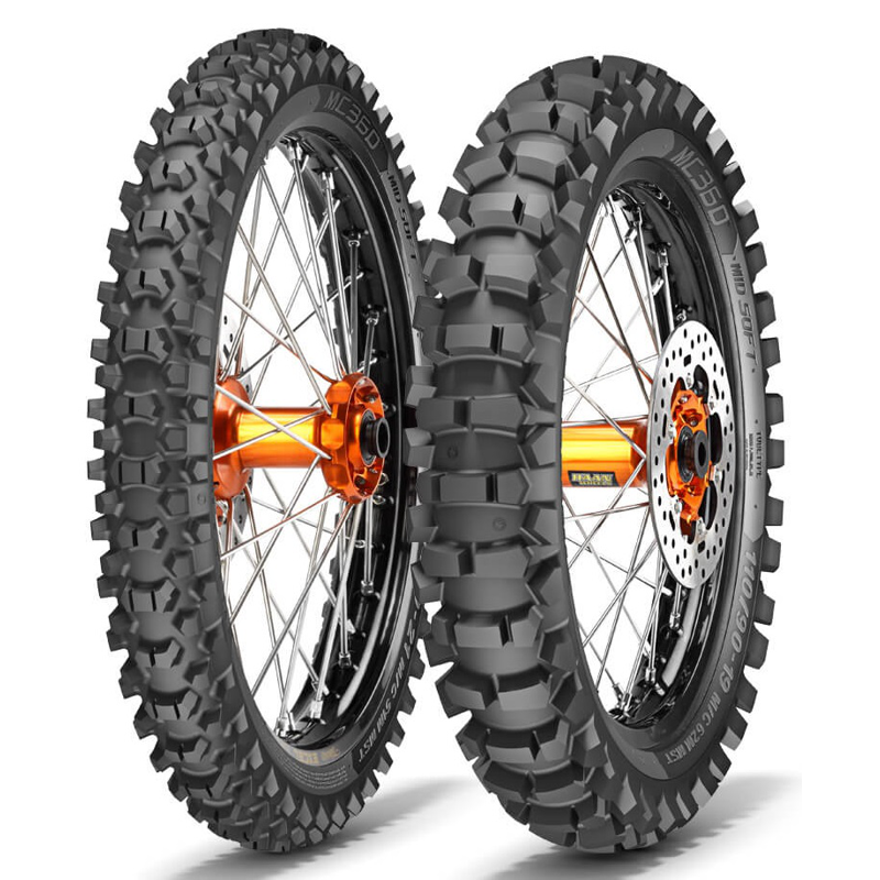 Metzeler MC360 Mid Soft 110/90 R19 62M Задняя Кросс