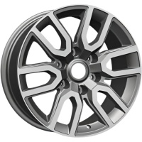 Khomen KHW 1723 8x17 6*139.7 ET36 DIA100.1 Gray-FP Литой