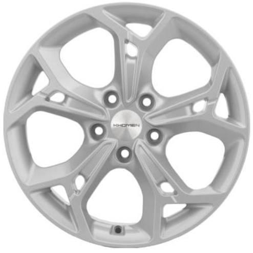 Khomen KHW 1702 7x17 5*114.3 ET48.5 DIA67.1 F-Silver Литой