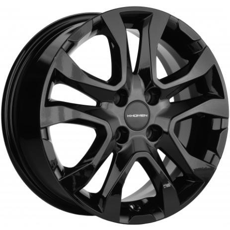 Khomen KHW 1503 6x15 4*100 ET40 DIA60.1 Black Литой