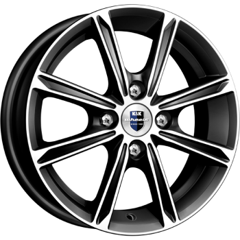 K&K Флэш 5x14 4*98 ET35 DIA58.6 Алмаз черный Литой