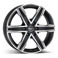 MAK King 6 6.5x16 6*139.7 ET10 DIA112 Ice Black Литой