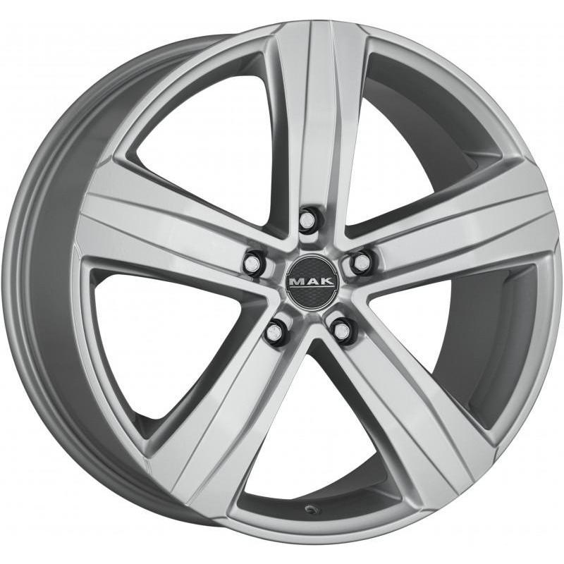 MAK Stone 5 7x17 5*108 ET46 DIA65.1 Silver Литой