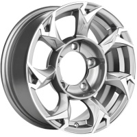 Khomen KHW 1505 5.5x15 5*139.7 ET5 DIA108.1 F-Silver-FP Литой