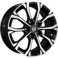 Khomen KHW 1605 6.5x16 5*114.3 ET45 DIA60.1 Black-FP Литой