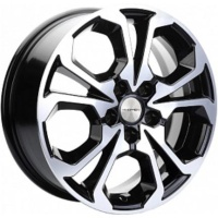 Khomen KHW 1711 6.5x17 5*114.3 ET50 DIA64.1 Black-FP Литой