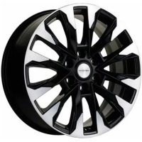 Khomen KHW 2010 8x20 6*139.7 ET25 DIA106.1 Black-FP Литой