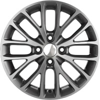 Khomen KHW 1506 6x15 4*100 ET40 DIA60.1 Gray-FP Литой
