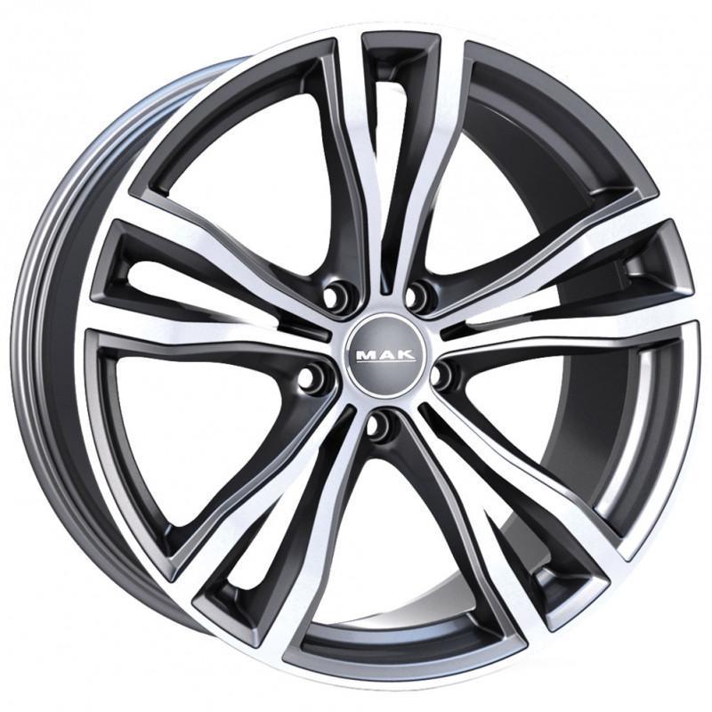 MAK X-Mode 9x19 5*120 ET18 DIA74.1 Gunmetal Mirror Face Литой