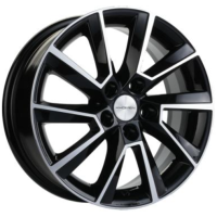 Khomen KHW 1507 6x15 5*100 ET37 DIA54.1 Black-FP Литой