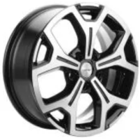 Khomen KHW 1710 7x17 5*108 ET33 DIA60.1 Black-FP Литой