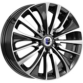 Скад Flanker 6.5x17 5*114.3 ET49 DIA67.1 Алмаз черный Литой