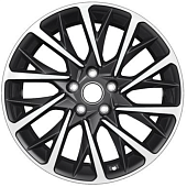 Khomen KHW 1804 7.5x18 5*108 ET40 DIA60.1 Black-FP Литой