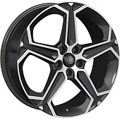 Khomen KHW 1909 7.5x19 5*114.3 ET38 DIA67.1 Black Литой