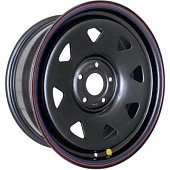 Off Road Wheels Jeep 8x15 5*114.3 ET0 DIA84.1 Black Штампованный